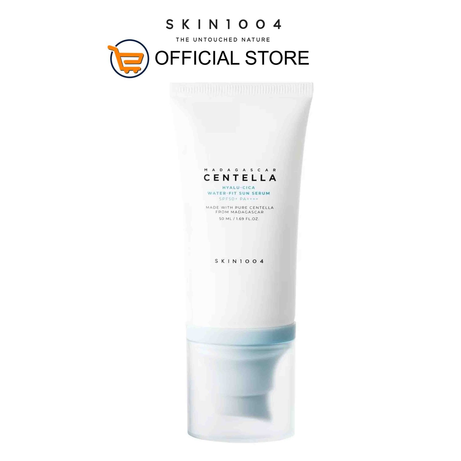 c7 Skin1004 Madagascar Centella Hyalu-Cica Water-Fit Sun Serum SPF 50+ PA++++ 50ml - Image 1