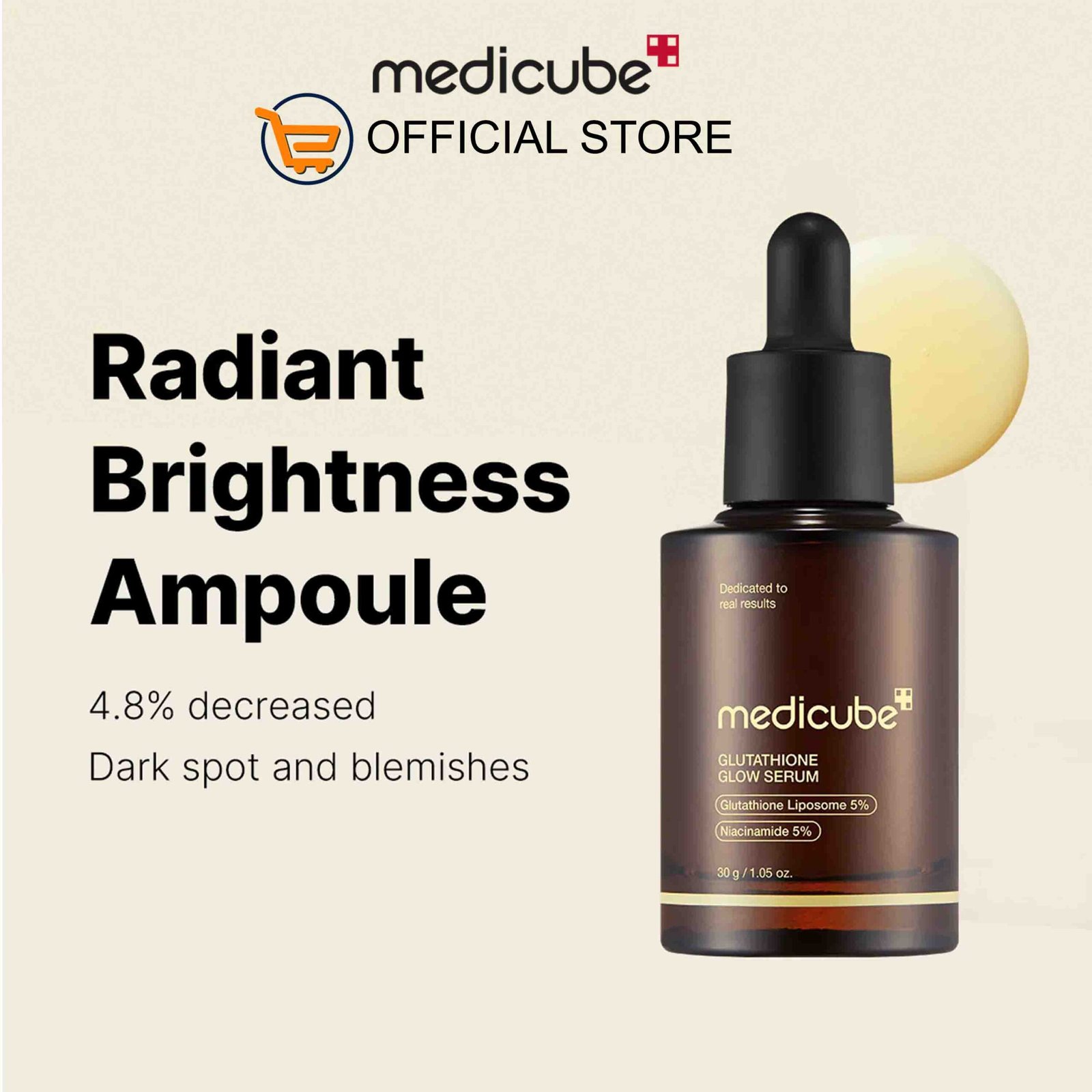 med 6 Medicube Age-R Glutathione Glow Serum - 30g - Image 1